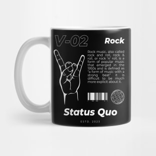 V02 Style Status Quo Vintage Mug